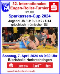 Flyer HP 32. Internationales ER-Turnier um den Sparkassen-Cup 2024